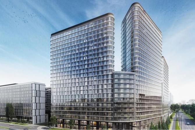 Big City Life Apartments - Bliska Wola Tower A Warschau Buitenkant foto